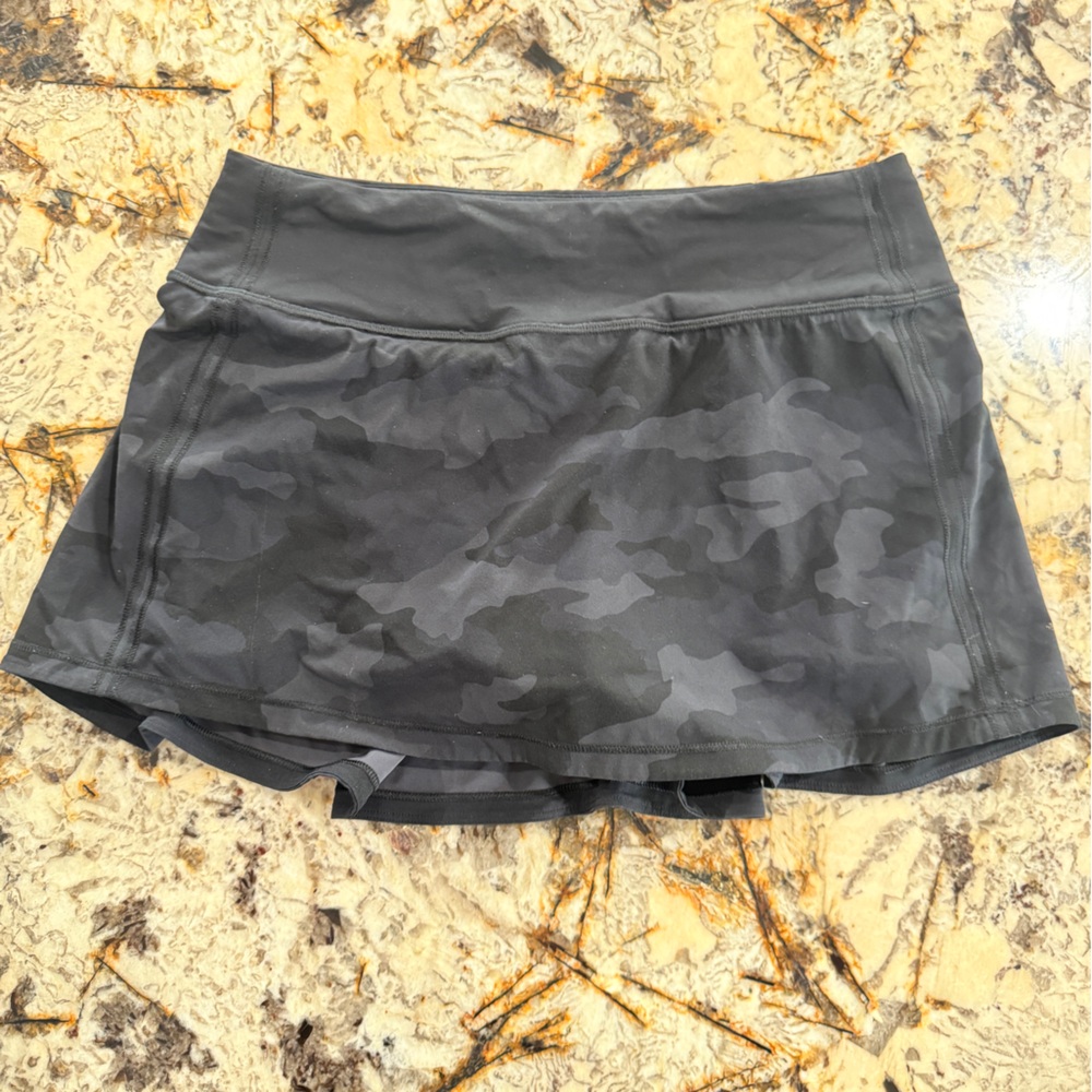 Lululemon Camo Pace Rival Skirt